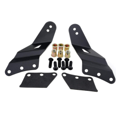 99-06 Chevy / GMC 50" Curved LED Light Bar Bracket. Mounts the Off-Road Work Lights at Upper Windshield / Roof
