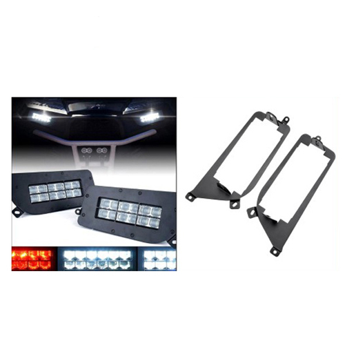 POLARIS 7-INCH STRAIGHT LED LIGHT BAR  MOUNTS (14-16 RZR XP1000)