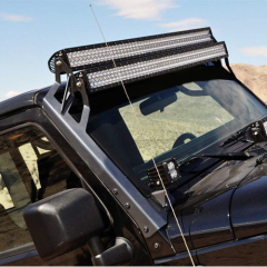 52" Double Layer LED Light Bar Upper Windshield Mounting Bracket
