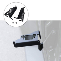 EXTERIOR SLOTTED DOOR HINGE FOOT PEG REST PEDAL FOR JEEP WRANGLER (2007-2017 JK WRANGLER)