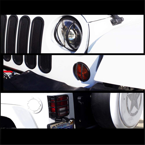 LIGHT COVER GUARD TRIMS FOR JEEP WRANGLER (2007-2017 JEEP WRANGLER JK)