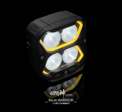 Square LED Work Lights  6.5 Inch 80W With Amber/White DRL SS-3039