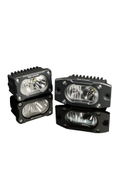 Square LED Work Lights Combo Beam 3 Inch 20W With Amber/White Color SS-3045