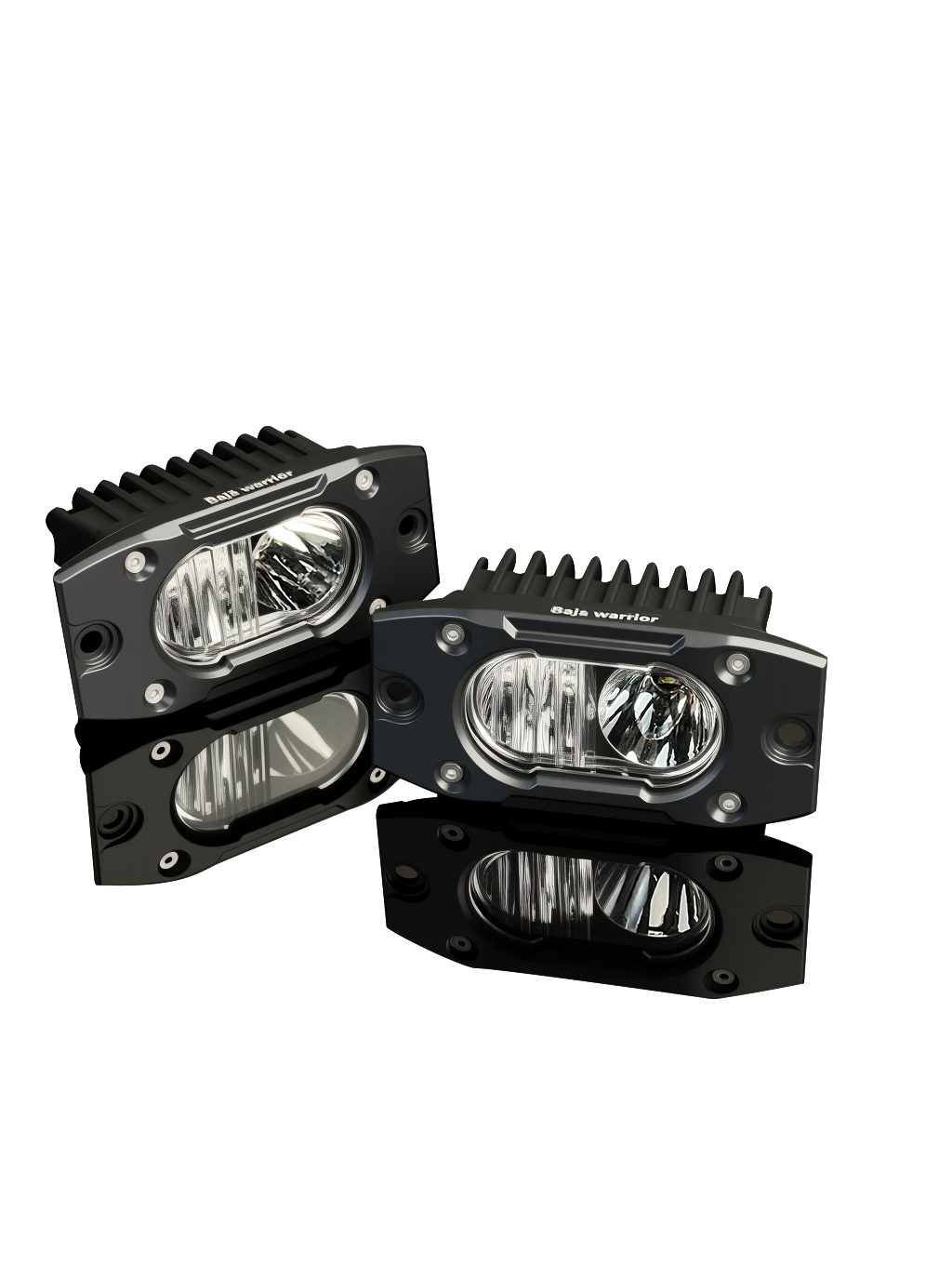 Square LED Work Lights Combo Beam 3 Inch 20W With Amber/White Color SS-3045