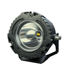 Round LED Work Lights Silk Screen Design 4 Inch 60W With Amber/White Surrend Watter Flow Mode SS-3071