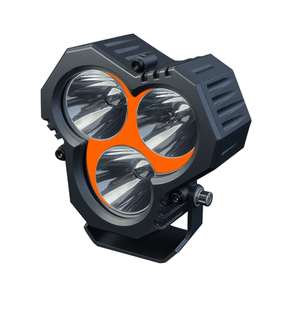 LED Work Light Spot Beam White/Amber Surround Watter Flow Mode  SS-3062-72W