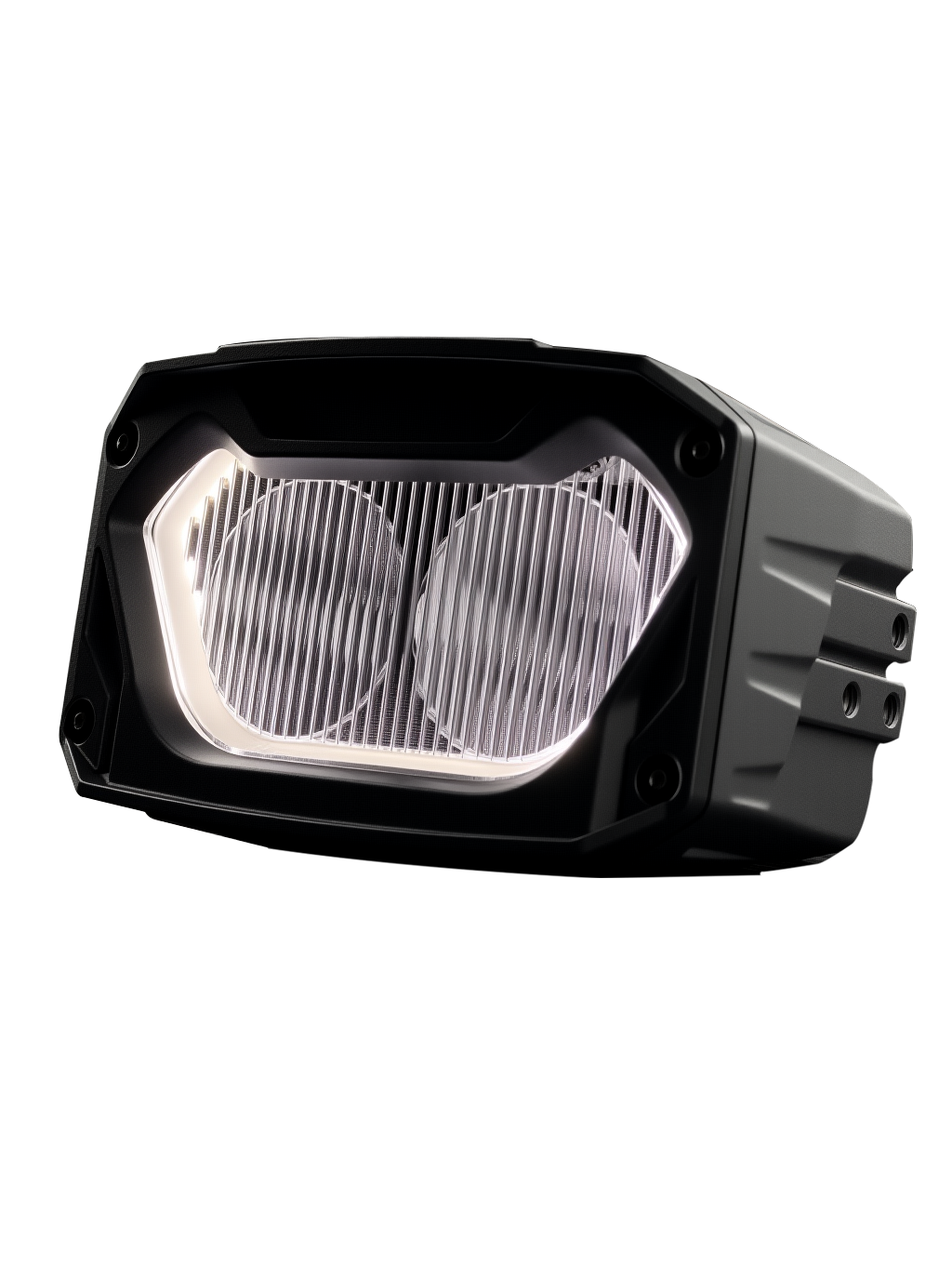 Square 40W LED Work Light Spot Beam White/Yellow PC Lens White/Amber Color White/ Drl:Amber SS-3060-40W