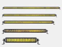 Single Row LED Light Bar E48 Series Length From 12 inch to 52 inch available With White/Drl:Amber