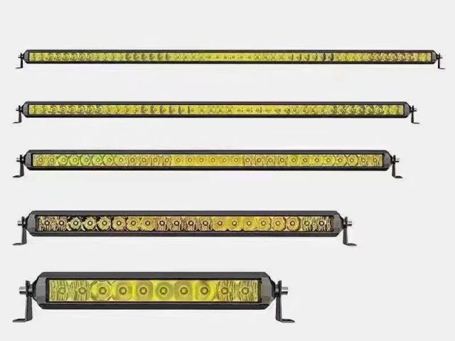 Single Row LED Light Bar E48 Series Length From 12 inch to 52 inch available With White/Drl:Amber