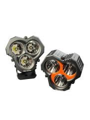 LED Work Light Spot Beam White/Amber Surround Watter Flow Mode  SS-3062-72W