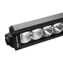 Single Row Newest Design 48D# Off Road LED Light Bar for Truck White Color With Red/Yellow/Blue Strips For Select