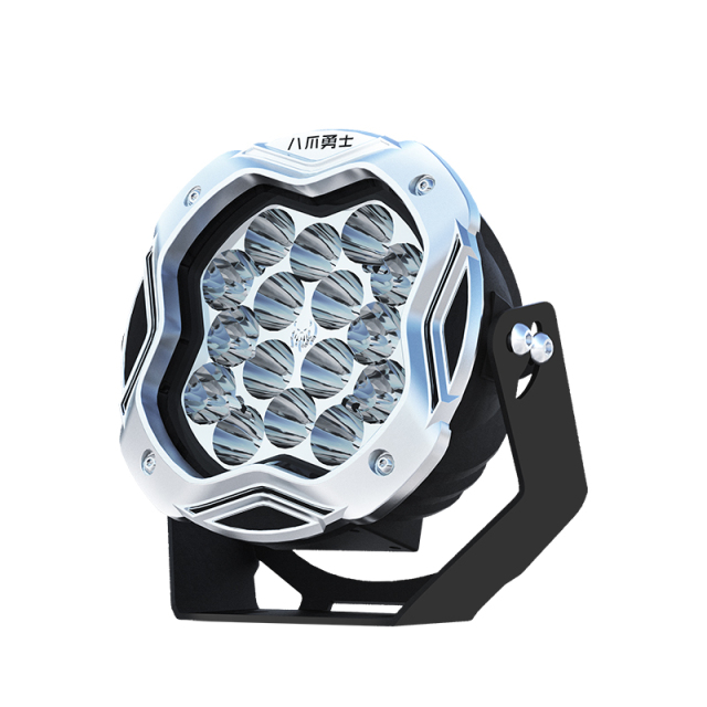 Round LED Work Lights Spot Beam 8 Inch 160W With Amber/White DRL SS-1001B