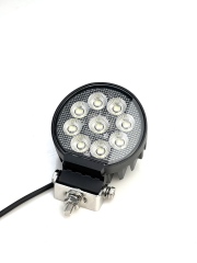 Round LED Work Lights Flood Beam 4 Inch 54W White Color SS-2033