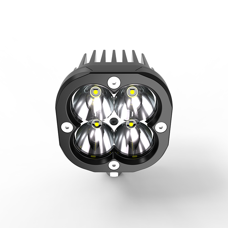 Square LED Work Lights Spot Beam 3 Inch 40W With White/Yellow Color SS-3034-40W