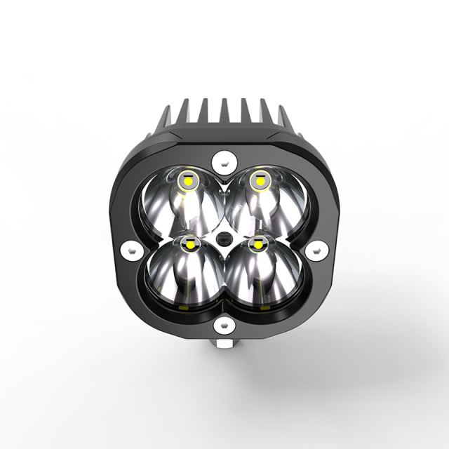 Square LED Work Lights Spot Beam 3 Inch 40W With White/Yellow Color SS-3034-40W
