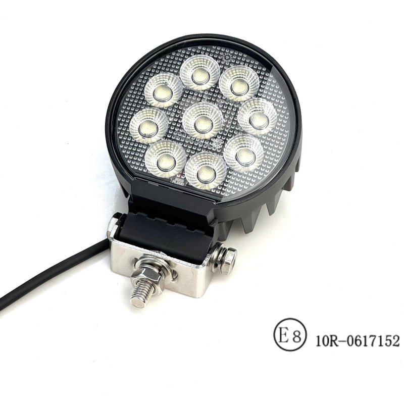 Round LED Work Lights Flood Beam 4 Inch 54W White Color SS-2033