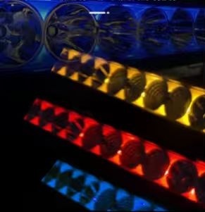 Single Row LED Light Bar 48D Series Length From 8 inch to 50 inch White/red.blue.yellow Drl available