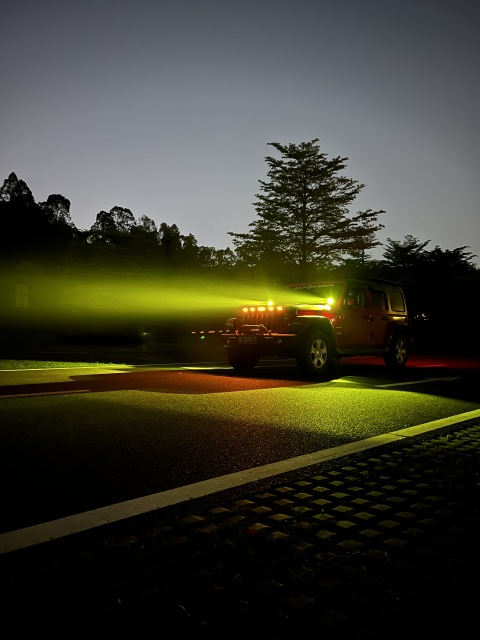 Round LED Driving Lights Spot Beam 3.5 Inch 40W With White/Yellow Color SS-3035B-30W