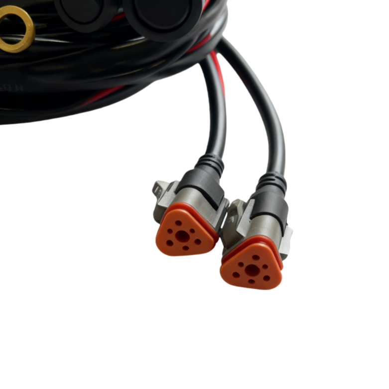 Three Pin DT Connector Single Or Dual Harness Press Button Switch Or Boat-Lit Switch For LED Lights