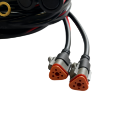 Three Pin DT Connector Single Or Dual Harness Press Button Switch Or Boat-Lit Switch For LED Lights