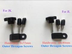 Jeep JK Heavy-Duty Rear Jack Mounts Fit For Year 2007-2017 & JL-JLU 2018+