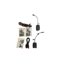 Brightest Black 2.4" LED Headlight Single/Dual Color 50W For Motorcyle Lights Motor Set Package SS-3036B