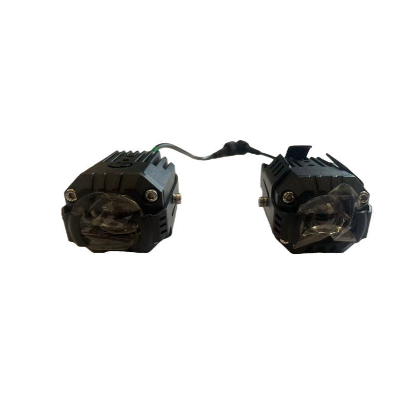 Brightest Black 2.4" LED Headlight Single/Dual Color 50W For Motorcyle Lights Motor Set Package SS-3036B