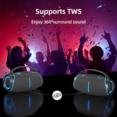 High-Power Outdoor Portable Speaker with High-Quality Sound