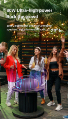 High-Power Outdoor Portable Speaker with High-Quality Sound