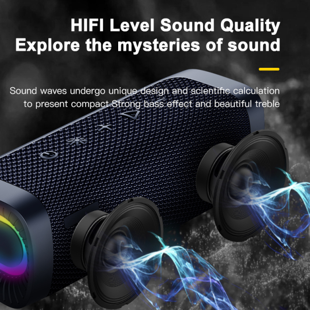 High-Power Outdoor Portable Speaker with High-Quality Sound 2nd