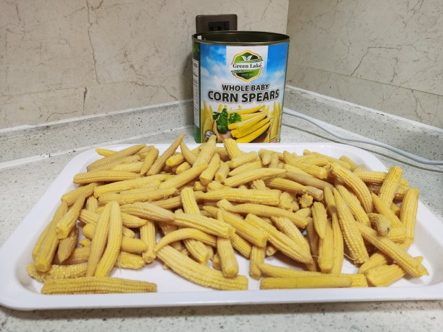 Canned baby corn