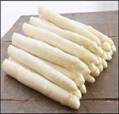 Canned white Asparagus