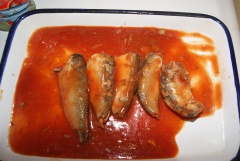 Canned Sardines in tomato sauce