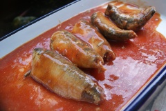 Canned Sardines in tomato sauce