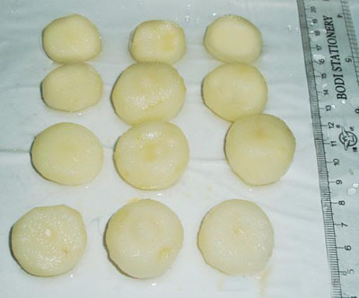 Canned water chestnuts