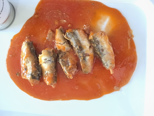 Canned Sardines in tomato sauce