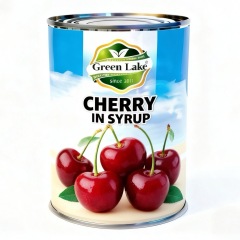 Canned cherry in syrup