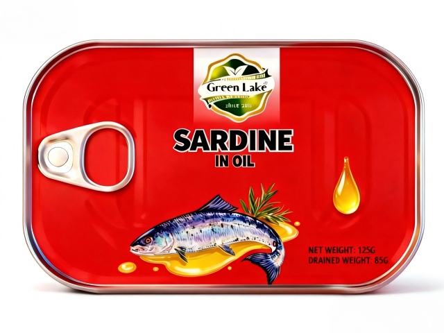 Canned sardines in oil 125g