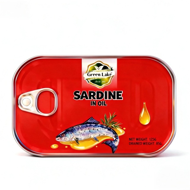 Canned sardines in oil 125g