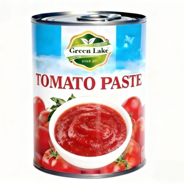 Canned tomato paste