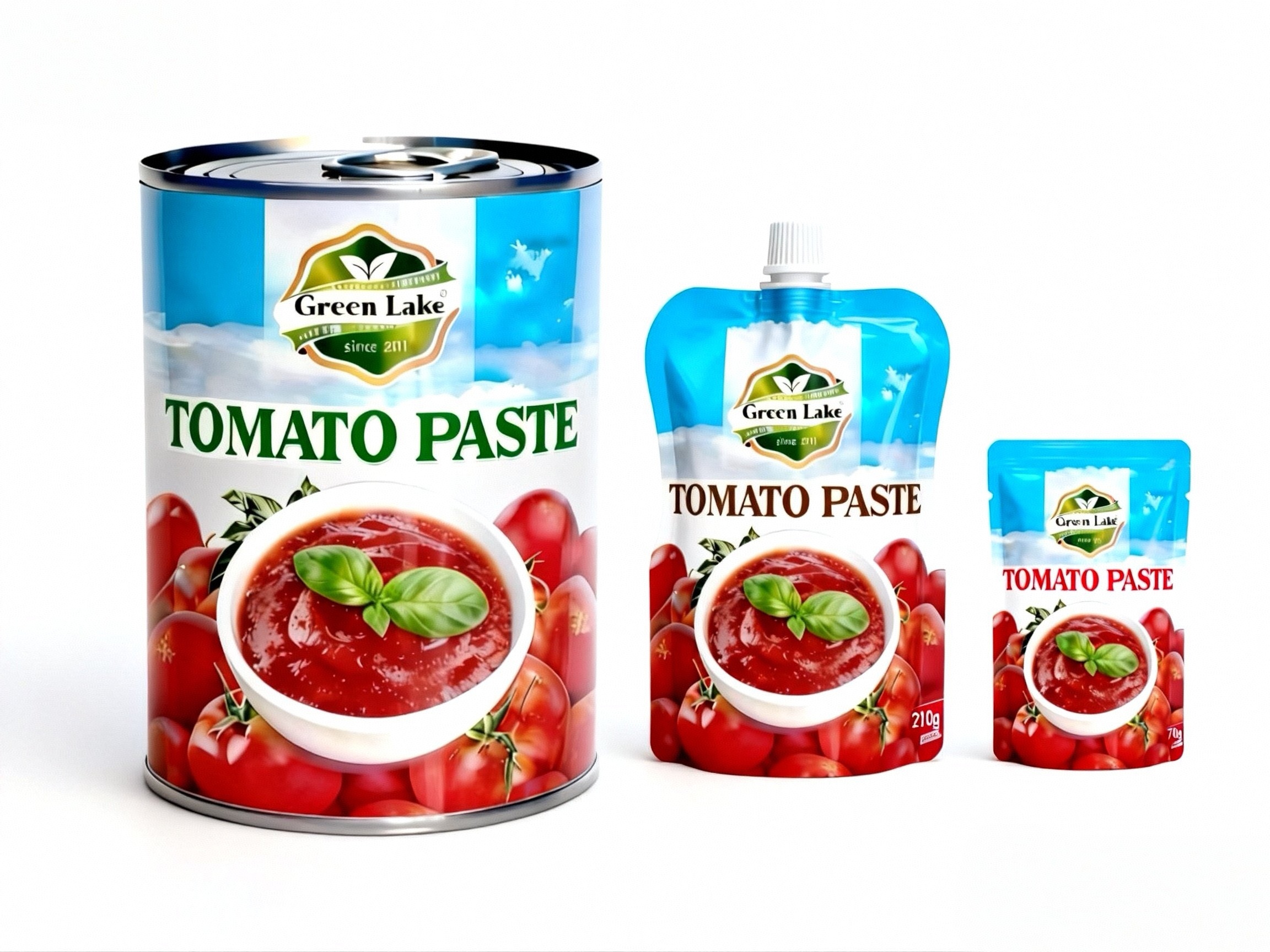 Canned tomato paste