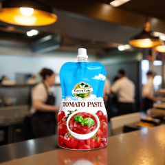 Canned tomato paste