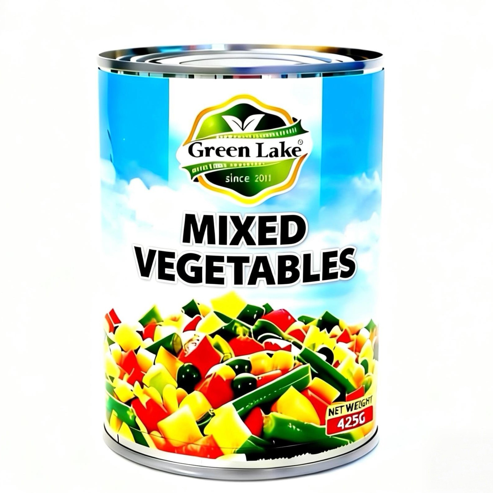 Canned mixed vegetables