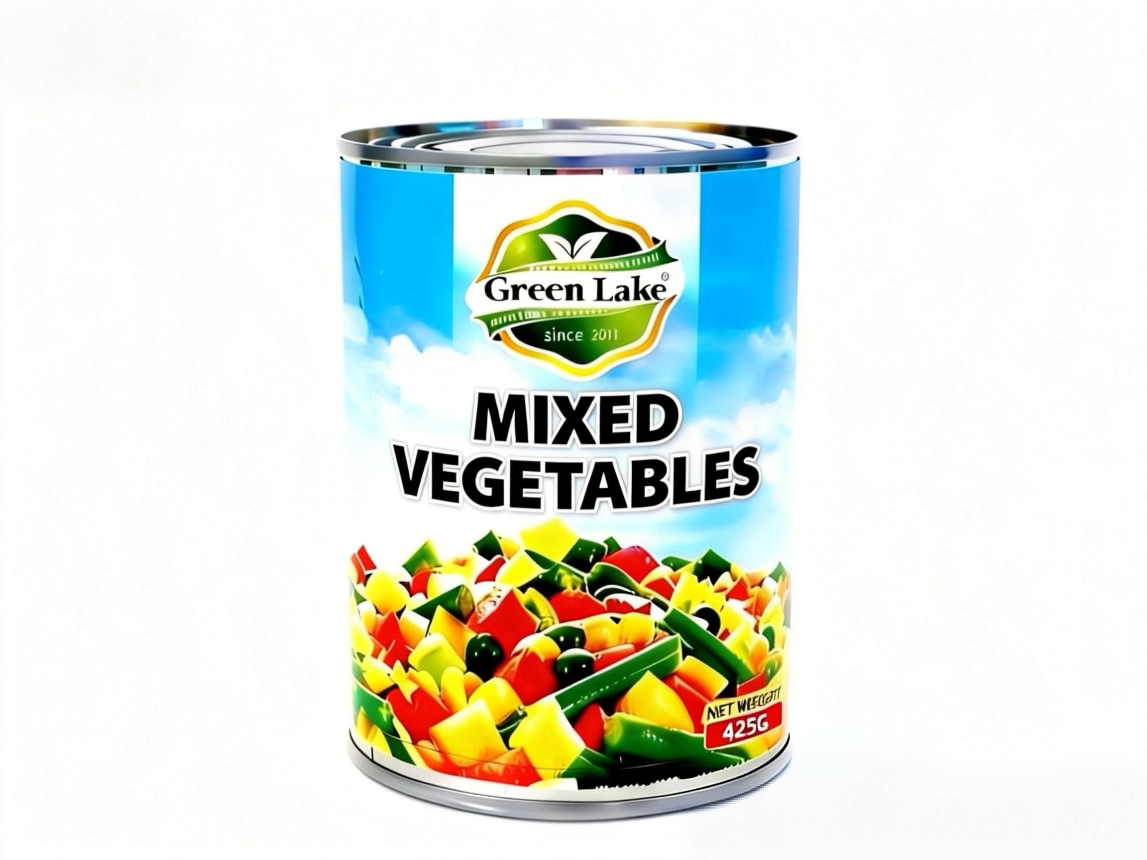 Canned mixed vegetables