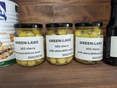 Cherries in SO2 in drum