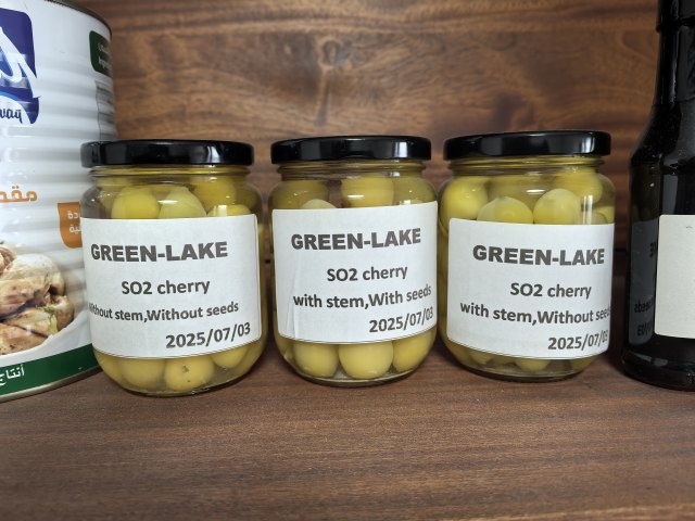 Cherries in SO2 in drum