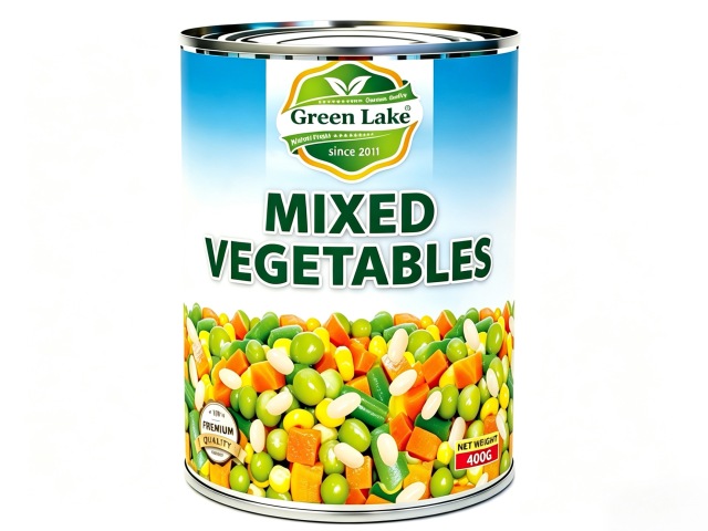 Canned mixed vegetables