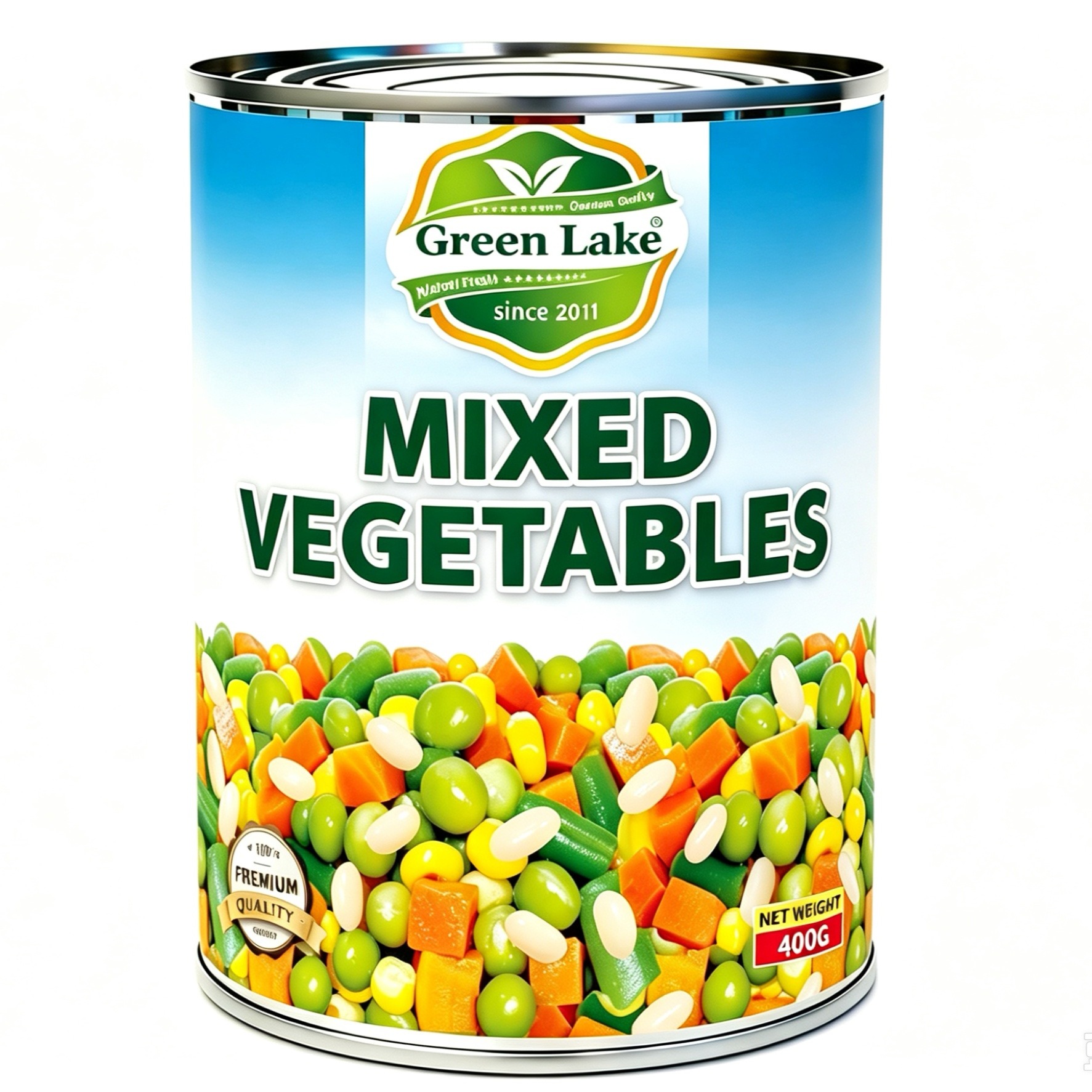 Canned mixed vegetables
