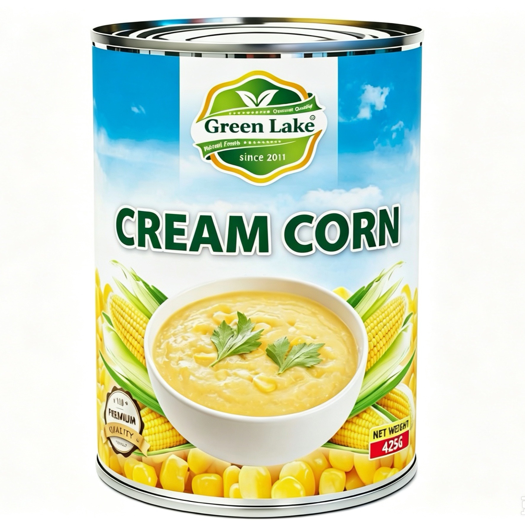 Canned creamy corn