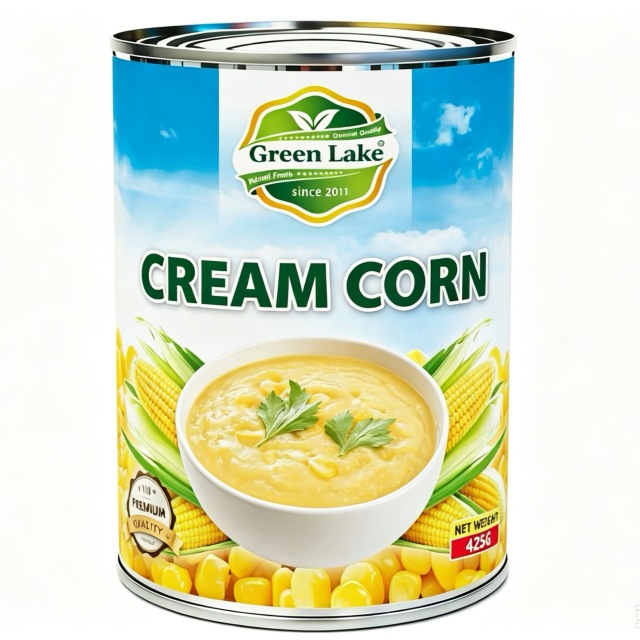 Canned creamy corn